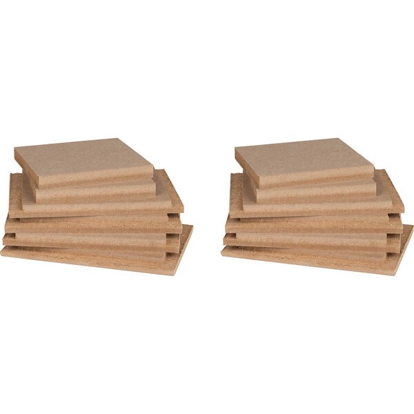 Main product image for Knock-Down MDF 0.04 ft³ Micro Bookshelf Cabinet300-5000